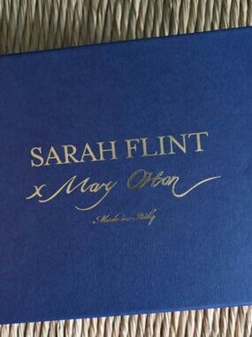 SARAH FLINT X MARY ORTON PERFECT CAP TOE FLAT SIZE 37 $395! BNWOB